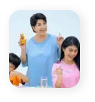 Cuplikan video Biolysin, ibu bersama dua anak