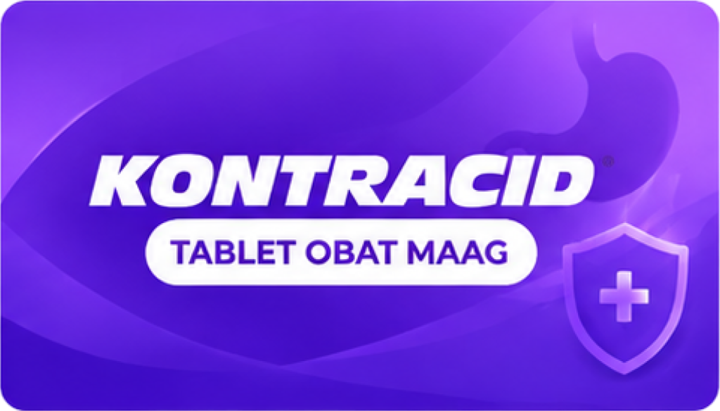 Banner Kontracid tablet obat maag
