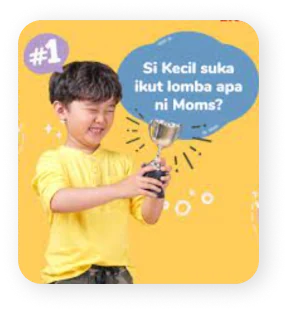 Cuplikan video Biolysin, anak membawa piala