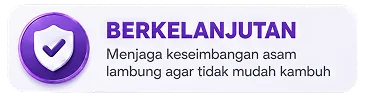 Berkelanjutan, menjaga keseimbangan asam lambung agar tidak mudah kambuh