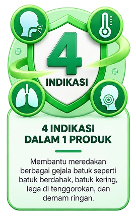 4 indikasi dalam 1 produk